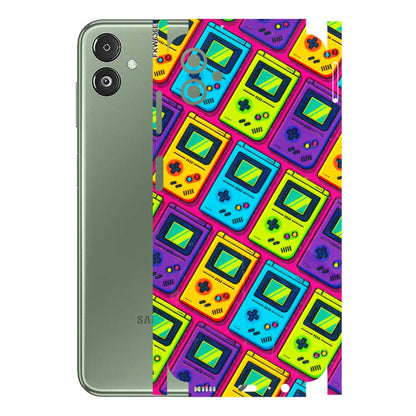 Samsung M/F/Note/Flip and C Phone Skins (All Models) - Gameboy Colourful - 3D Embossed Finish (L-266) Samsung Galaxy F14 (5G)