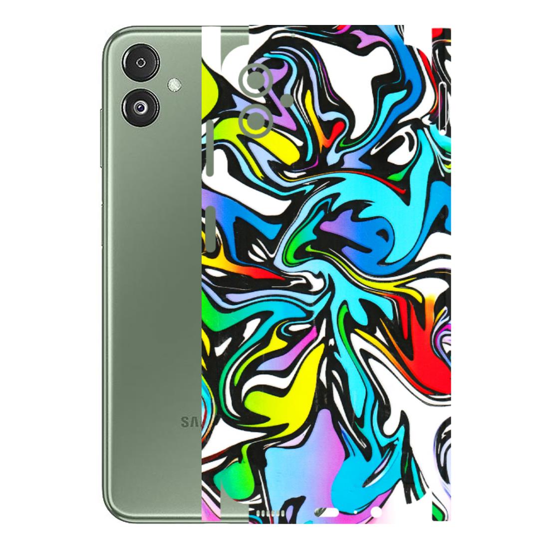 Samsung M/F/Note/Flip and C Phone Skins (All Models) - Abstract Colour Paints - 3D Embossed Finish (L-271) Samsung Galaxy F14 (5G)