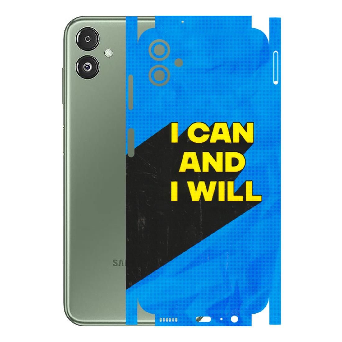 Samsung M/F/Note/Flip and C Phone Skins (All Models) - I Can And I Will - 3D Embossed Finish (L-281) Samsung Galaxy F14 (5G)
