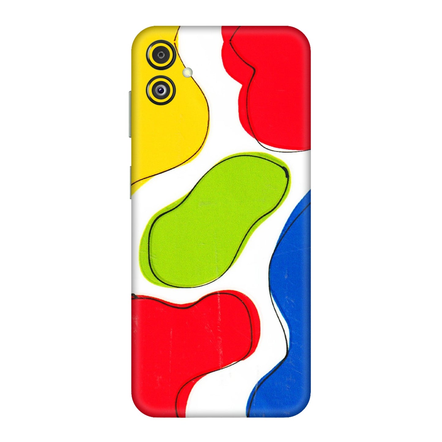 Samsung M/F/Note/Flip and C Phone Skins (All Models) - RGB Colour Paint - 3D Embossed Finish (L-284) Samsung Galaxy F14 (5G)