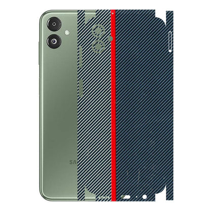 Samsung M/F/Note/Flip and C Phone Skins (All Models) - Blue Sober Lines - 3D Embossed Finish (L-305) Samsung Galaxy F14 (5G)