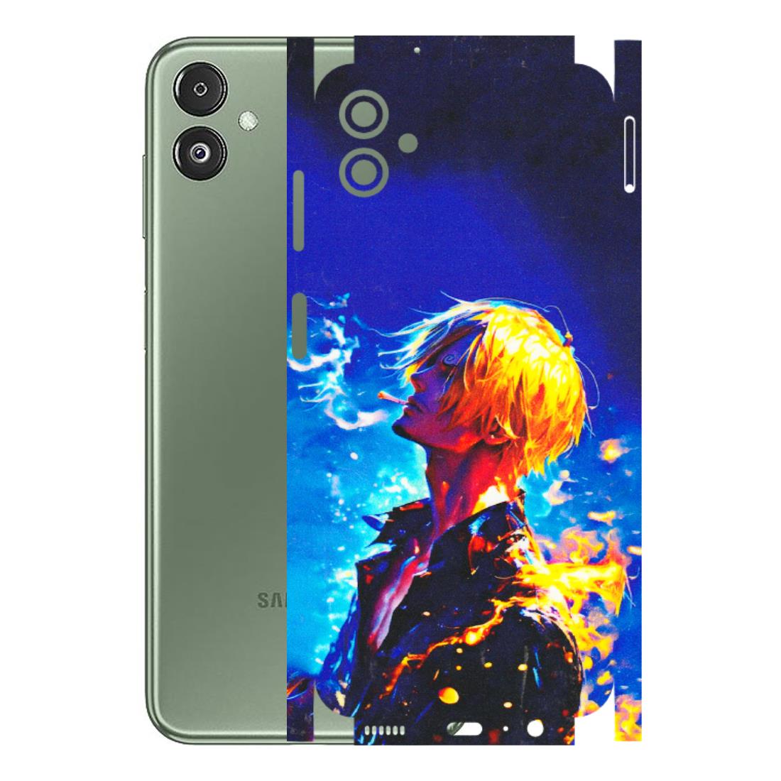 Samsung M/F/Note/Flip and C Phone Skins (All Models) - Sanji Vinsmoke One Piece - 3D Embossed Finish (L-319) Samsung Galaxy F14 (5G)