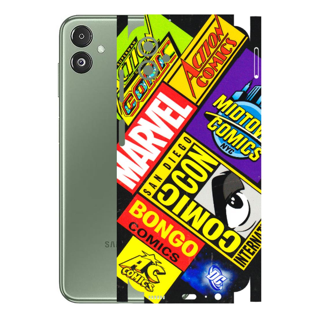 Samsung M/F/Note/Flip and C Phone Skins (All Models) - Bongo Comic Con - 3D Embossed Finish (L-325) Samsung Galaxy F14 (5G)