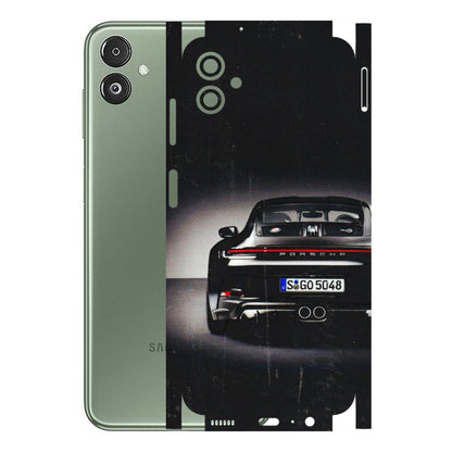 Samsung M/F/Note/Flip and C Phone Skins (All Models) - New Black Porsche GT3 - 3D Embossed Finish (L-327) Samsung Galaxy F14 (5G)