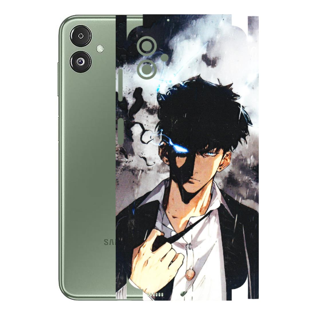 Samsung M/F/Note/Flip and C Phone Skins (All Models) - Sung Jinwoo Manhwa Anime - 3D Embossed Finish (L-328) Samsung Galaxy F14 (5G)