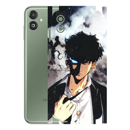 Samsung M/F/Note/Flip and C Phone Skins (All Models) - Sung Jinwoo Manhwa Anime - 3D Embossed Finish (L-328) Samsung Galaxy F14 (5G)