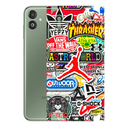 Samsung M/F/Note/Flip and C Phone Skins (All Models) - Multi Brands Sticker Graffiti - 3D Embossed Finish (L-37) Samsung Galaxy F14 (5G)