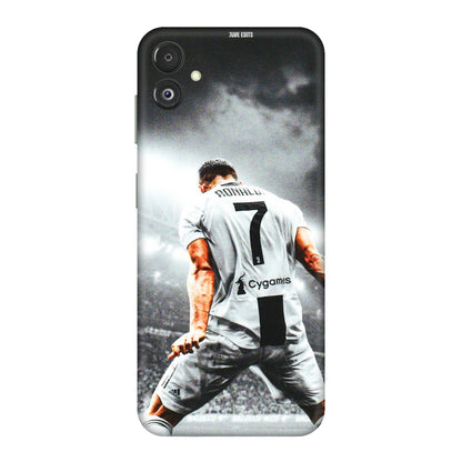 Samsung M/F/Note/Flip and C Phone Skins (All Models) - Ronaldo CR7 Crazy - 3D Embossed Finish (L-44) Samsung Galaxy F14 (5G)