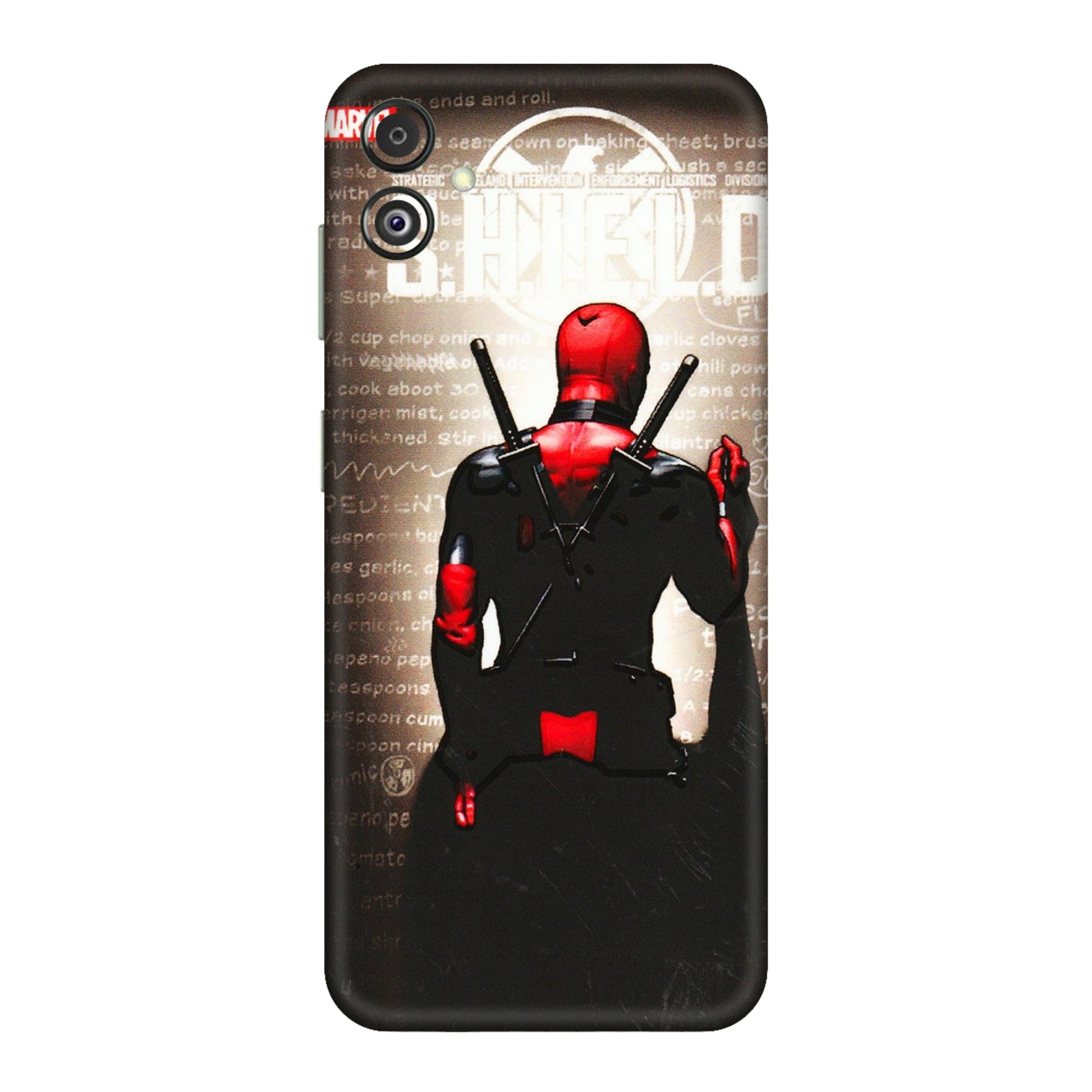 Samsung M/F/Note/Flip and C Phone Skins (All Models) - Deadpool - 3D Embossed Finish (L-56) Samsung Galaxy F14 (5G)