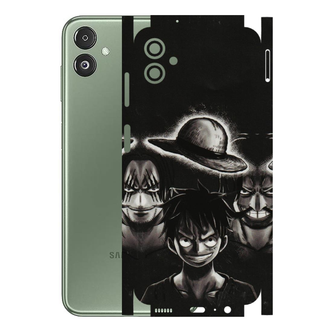 Samsung M/F/Note/Flip and C Phone Skins (All Models) - Black Luffy Hat - 3D Embossed Finish (L-57) Samsung Galaxy F14 (5G)