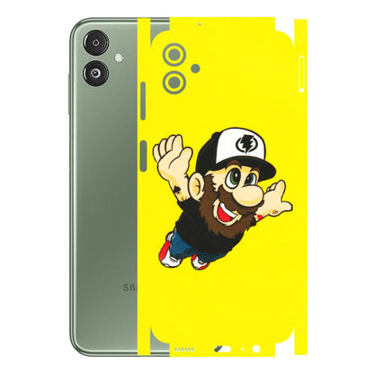 Samsung M/F/Note/Flip and C Phone Skins (All Models) - Flying Beardo - 3D Embossed Finish (L-60) Samsung Galaxy F14 (5G)
