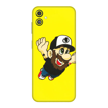 Samsung M/F/Note/Flip and C Phone Skins (All Models) - Flying Beardo - 3D Embossed Finish (L-60) Samsung Galaxy F14 (5G)