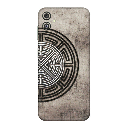 Samsung M/F/Note/Flip and C Phone Skins (All Models) - Mysterious Circular Design - 3D Embossed Finish (L-63) Samsung Galaxy F14 (5G)