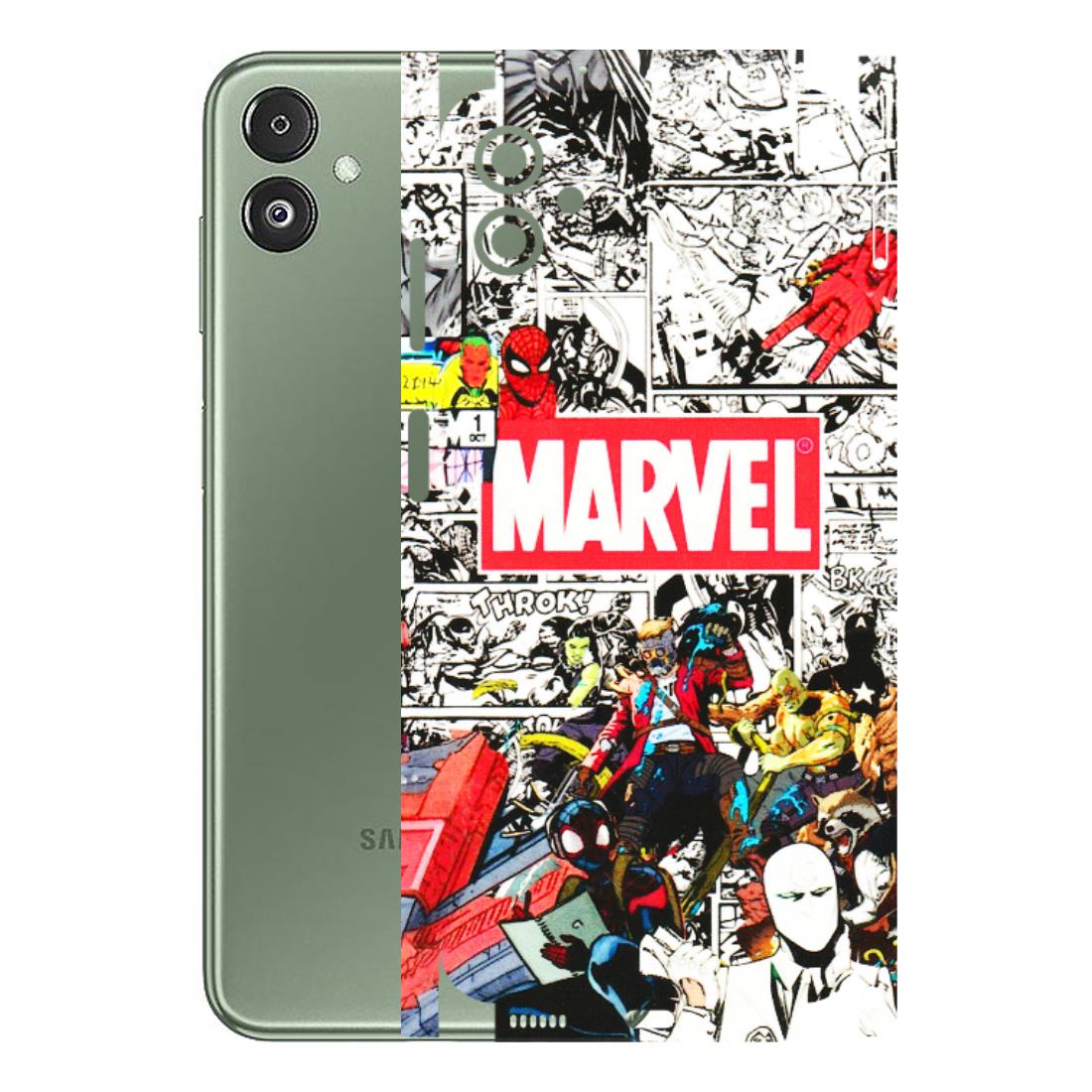 Samsung M/F/Note/Flip and C Phone Skins (All Models) - Marvel Colorful Comic - 3D Embossed Finish (L-64) Samsung Galaxy F14 (5G)