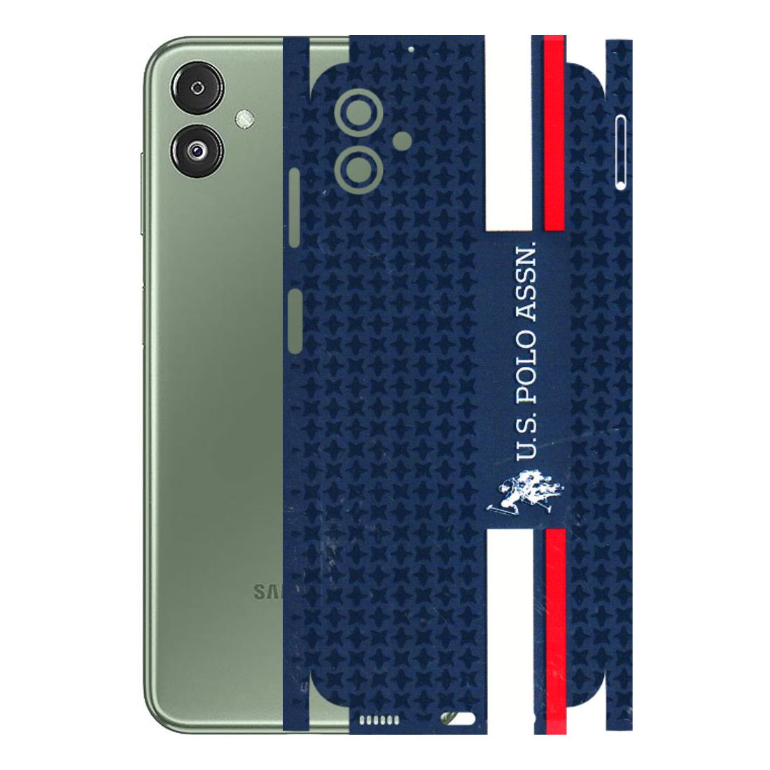 Samsung M/F/Note/Flip and C Phone Skins (All Models) - US POLO Designer Brand - 3D Embossed Finish (L-65) Samsung Galaxy F14 (5G)
