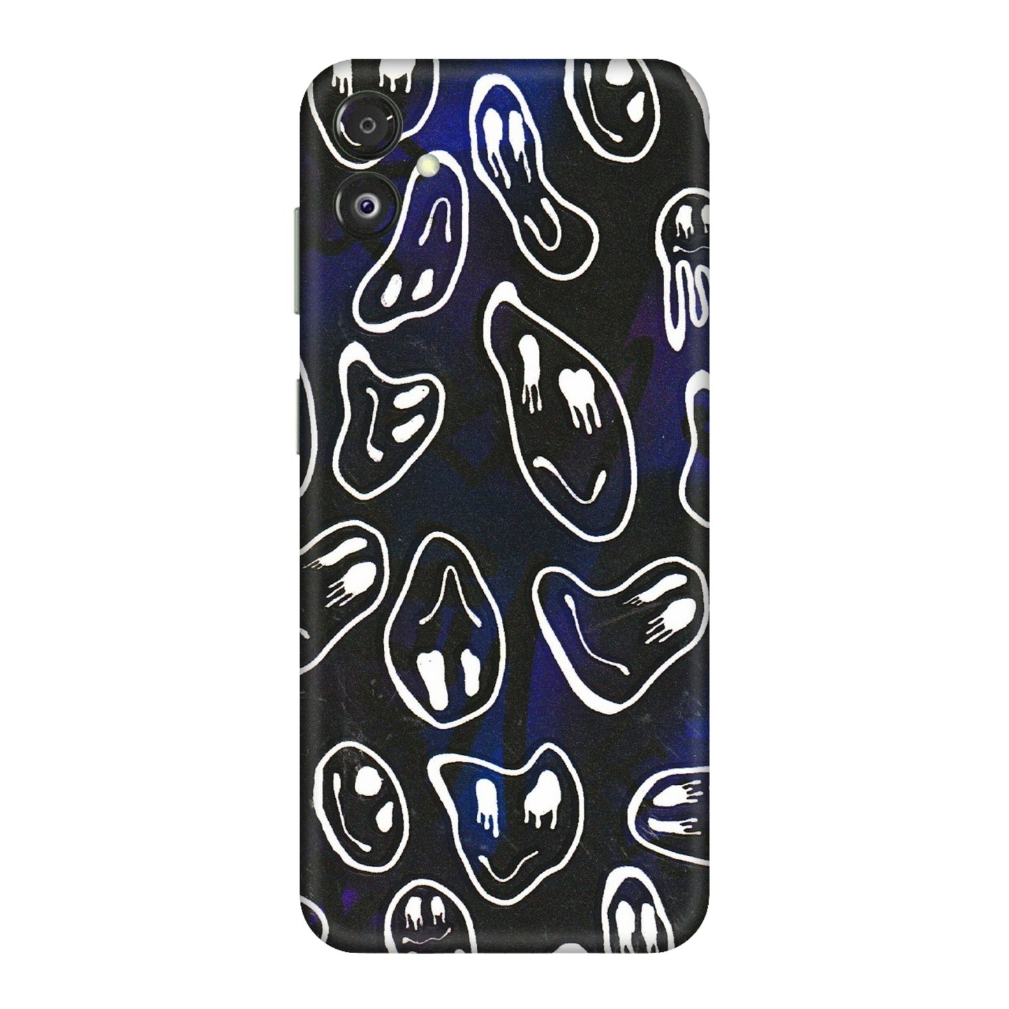 Samsung M/F/Note/Flip and C Phone Skins (All Models) - Distorted Smileys - 3D Embossed Finish (L-92) Samsung Galaxy F14 (5G)