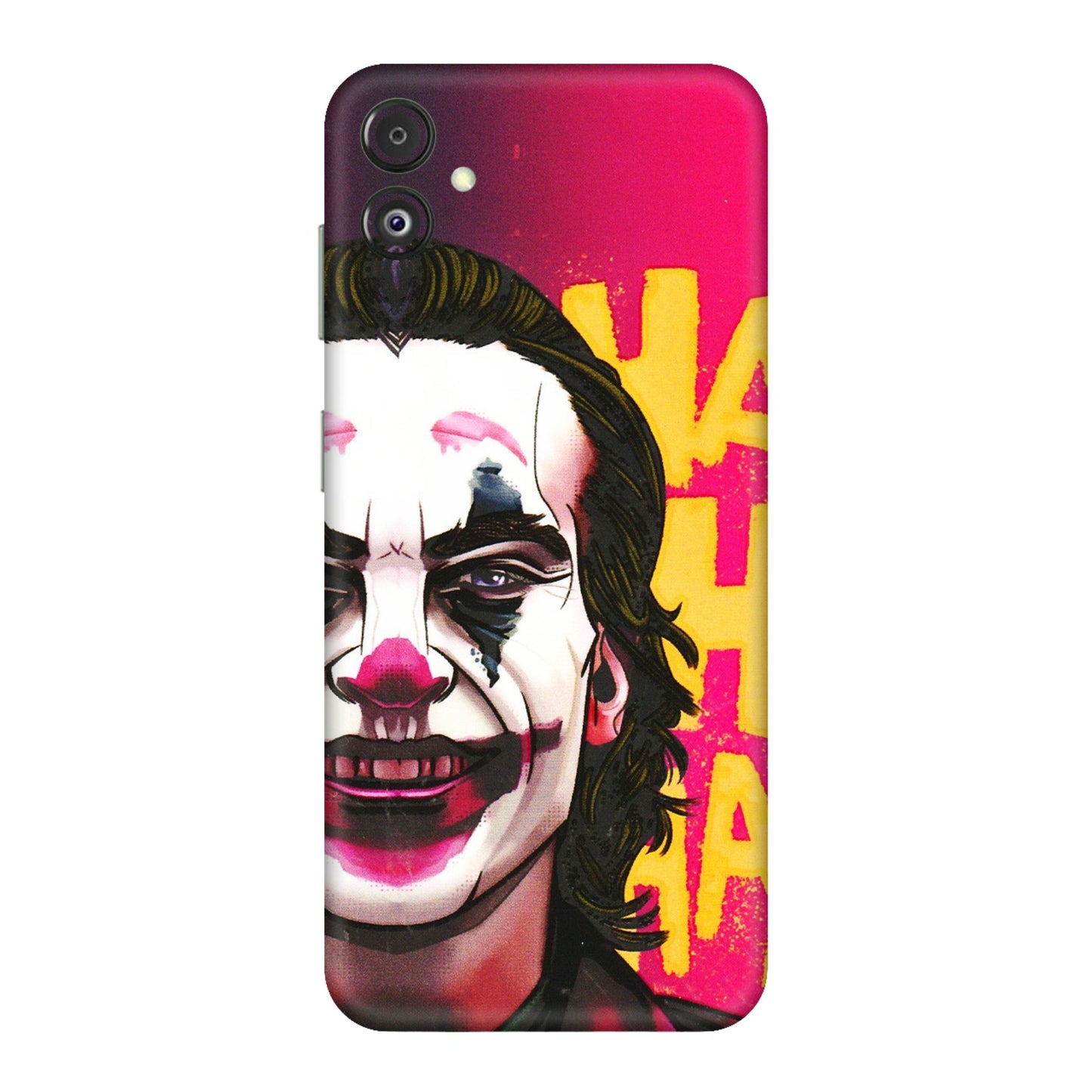 Samsung M/F/Note/Flip and C Phone Skins (All Models) - Joker Evil Laugh - 3D Embossed Finish (L-97) Samsung Galaxy F14 (5G)
