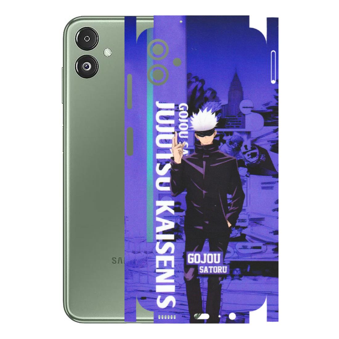 Samsung M/F/Note/Flip and C Phone Skins (All Models) - Jujutsu Kaisen Gojo - Matte Finish (M-05) Samsung Galaxy F14 (5G)