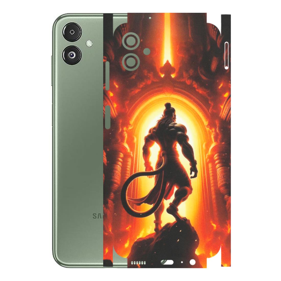 Samsung M/F/Note/Flip and C Phone Skins (All Models) - HanumanJi - Matte Finish (M-06) Samsung Galaxy F14 (5G)