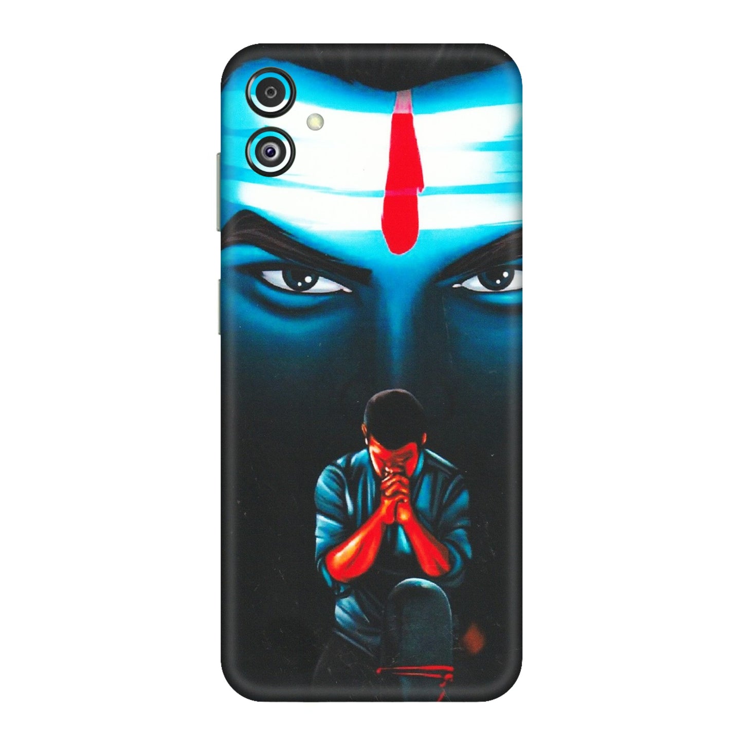 Samsung M/F/Note/Flip and C Phone Skins (All Models) - Mahakal Bhakt - Matte Finish (M-112) Samsung Galaxy F14 (5G)