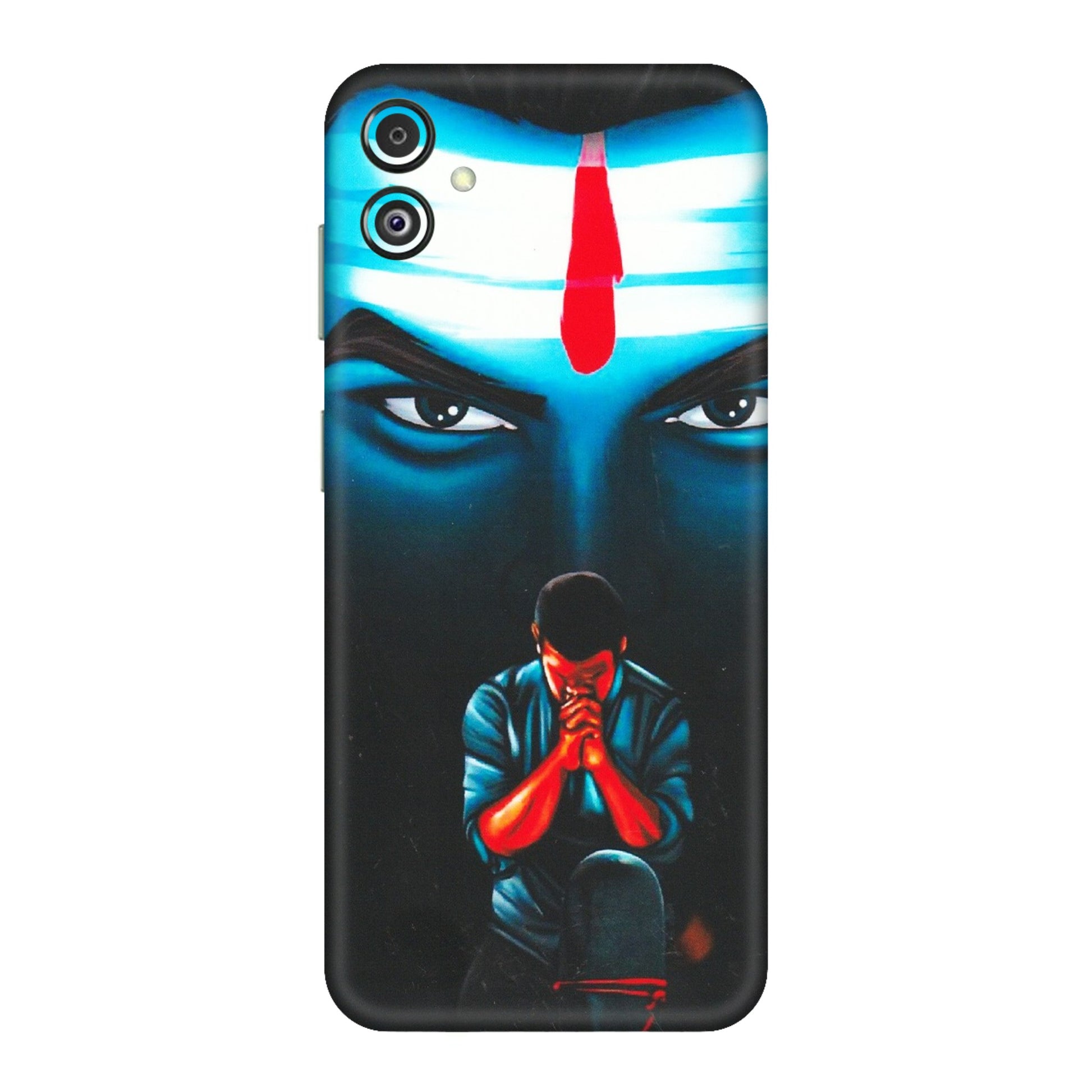 Samsung M/F/Note/Flip and C Phone Skins (All Models) - Mahakal Bhakt - Matte Finish (M-112) Samsung Galaxy F14 (5G)
