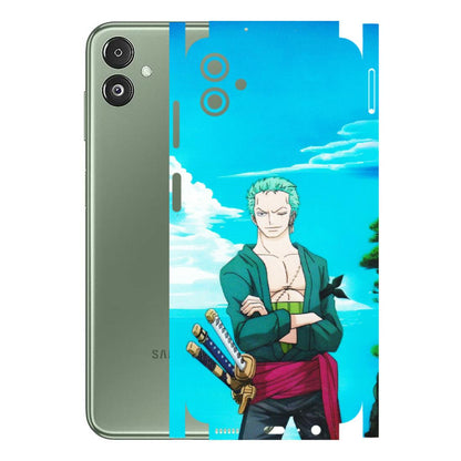 Samsung M/F/Note/Flip and C Phone Skins (All Models) - Cool Swordman Zoro Anime - Matte Finish (M-143) Samsung Galaxy F14 (5G)