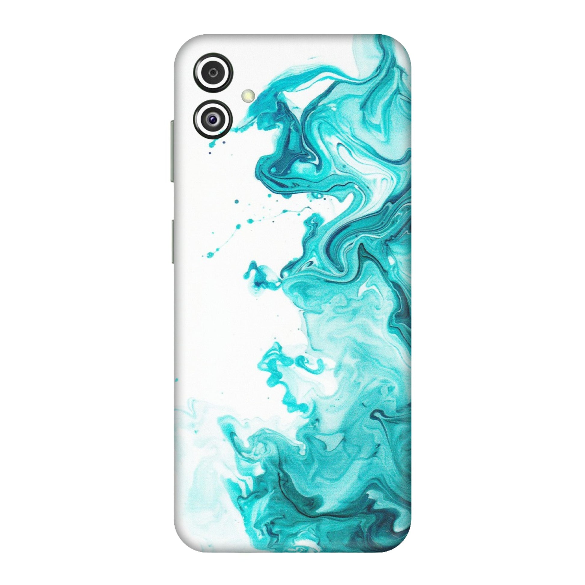 Samsung M/F/Note/Flip and C Phone Skins (All Models) - Sky Blue Abstract Colour - Matte Finish (M-146) Samsung Galaxy F14 (5G)