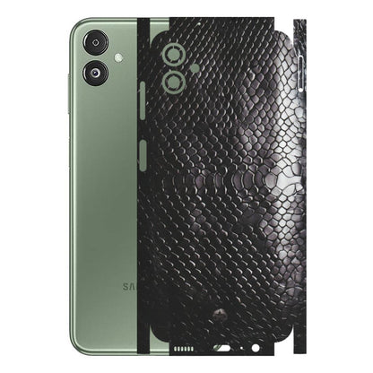 Samsung M/F/Note/Flip and C Phone Skins (All Models) - Black Snack Leather - Matte Finish (M-147) Samsung Galaxy F14 (5G)