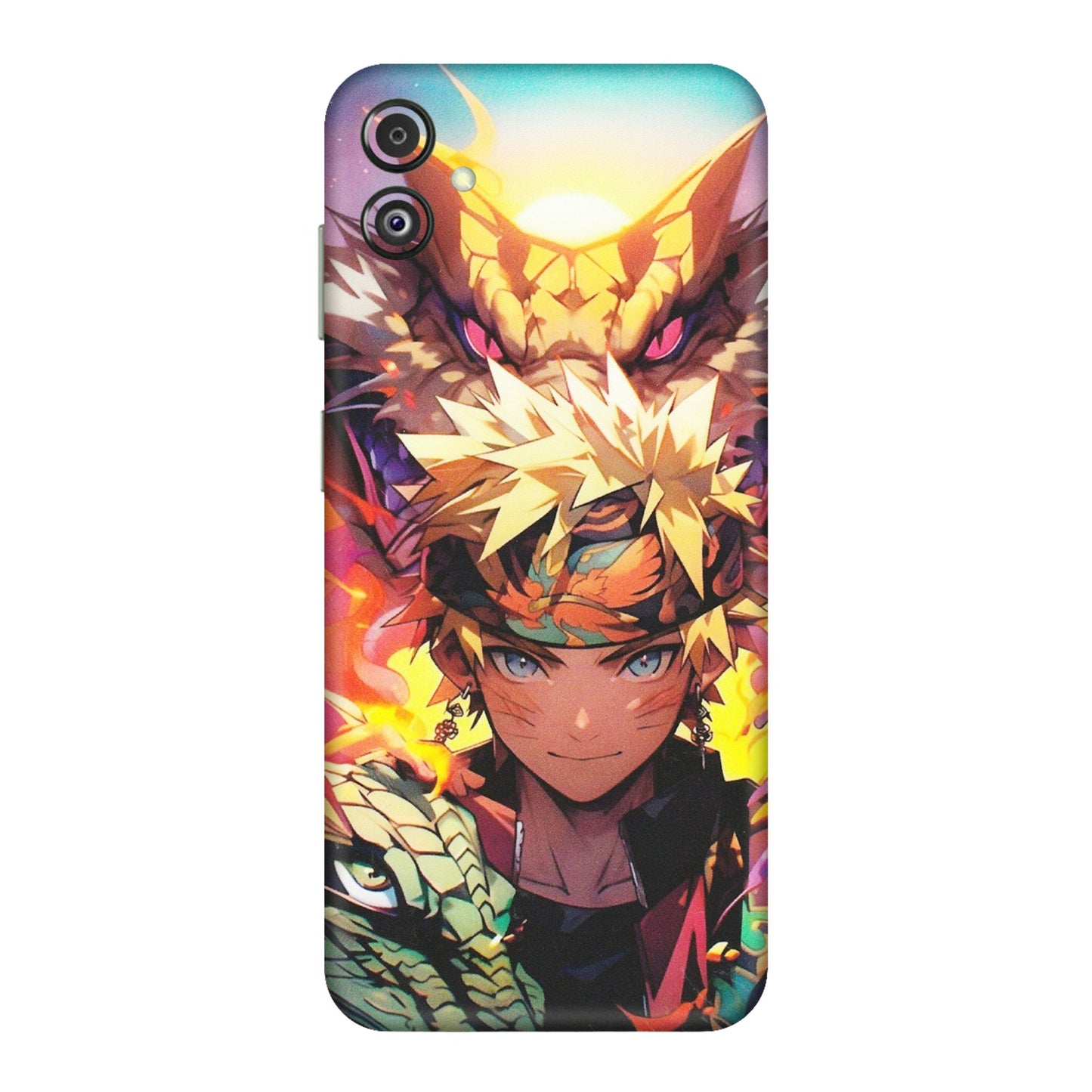 Samsung M/F/Note/Flip and C Phone Skins (All Models) - Angry Naruto Anime - Matte Finish (M-148) Samsung Galaxy F14 (5G)