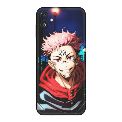Samsung M/F/Note/Flip and C Phone Skins (All Models) - Yuji Itadori Funny Face Anime - Matte Finish (M-152) Samsung Galaxy F14 (5G)