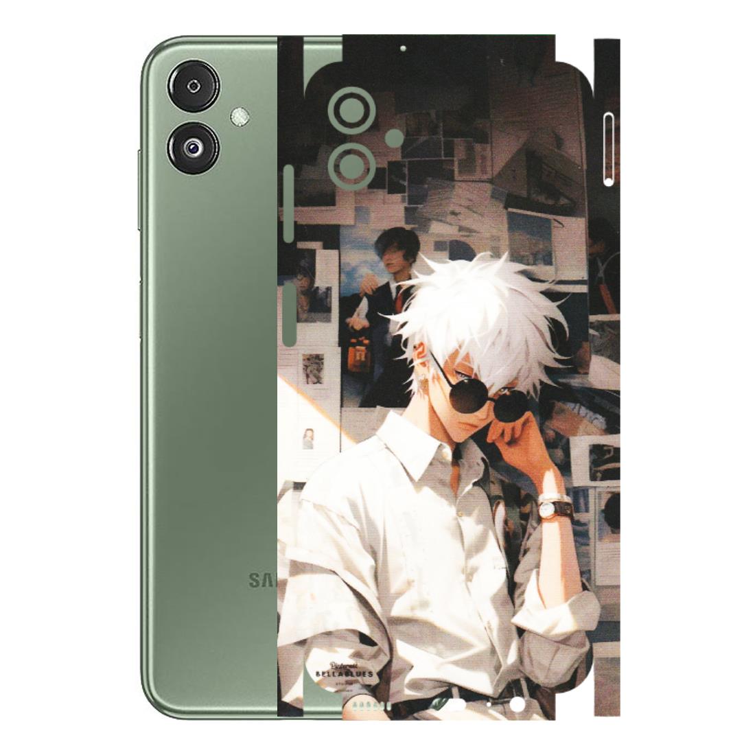 Samsung M/F/Note/Flip and C Phone Skins (All Models) - Gojo Satoru Jujustu Kaisen Anime - Matte Finish (M-156) Samsung Galaxy F14 (5G)