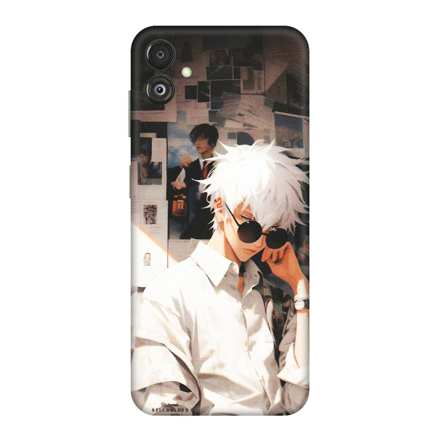Samsung M/F/Note/Flip and C Phone Skins (All Models) - Gojo Satoru Jujustu Kaisen Anime - Matte Finish (M-156) Samsung Galaxy F14 (5G)