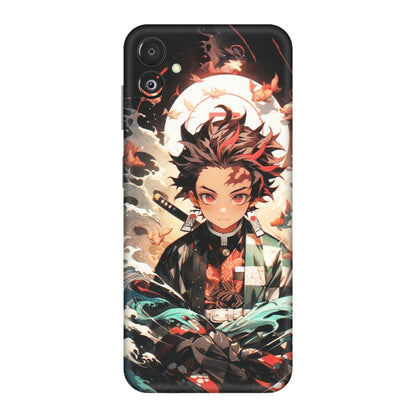 Samsung M/F/Note/Flip and C Phone Skins (All Models) - Tanjiro Demon Slayer Anime - Matte Finish (M-158) Samsung Galaxy F14 (5G)