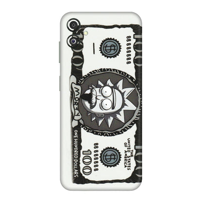 Samsung M/F/Note/Flip and C Phone Skins (All Models) - Rick And Morty Hundred Dollar Anime - Matte Finish (M-161) Samsung Galaxy F14 (5G)