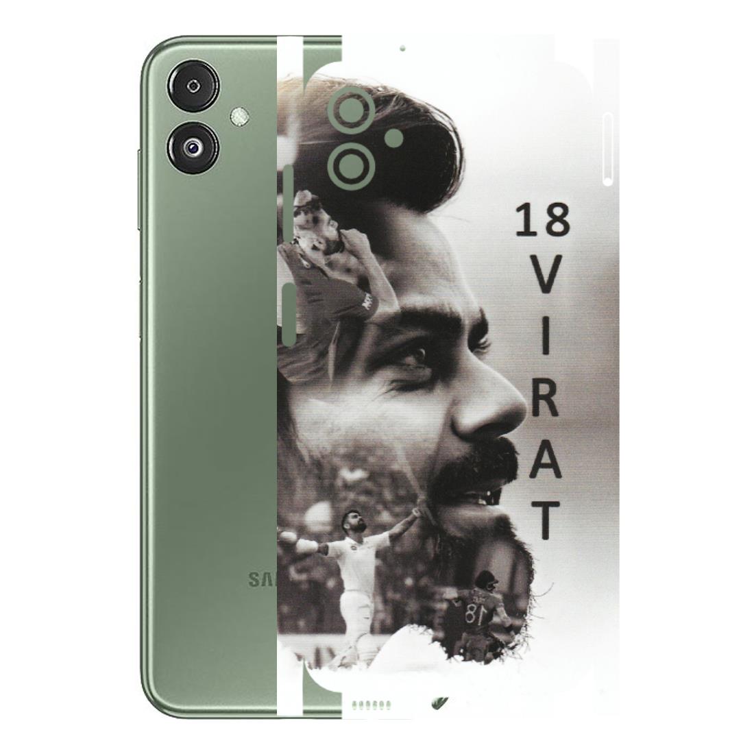 Samsung M/F/Note/Flip and C Phone Skins (All Models) - Virat Kohli Cricketer - Matte Finish (M-163) Samsung Galaxy F14 (5G)