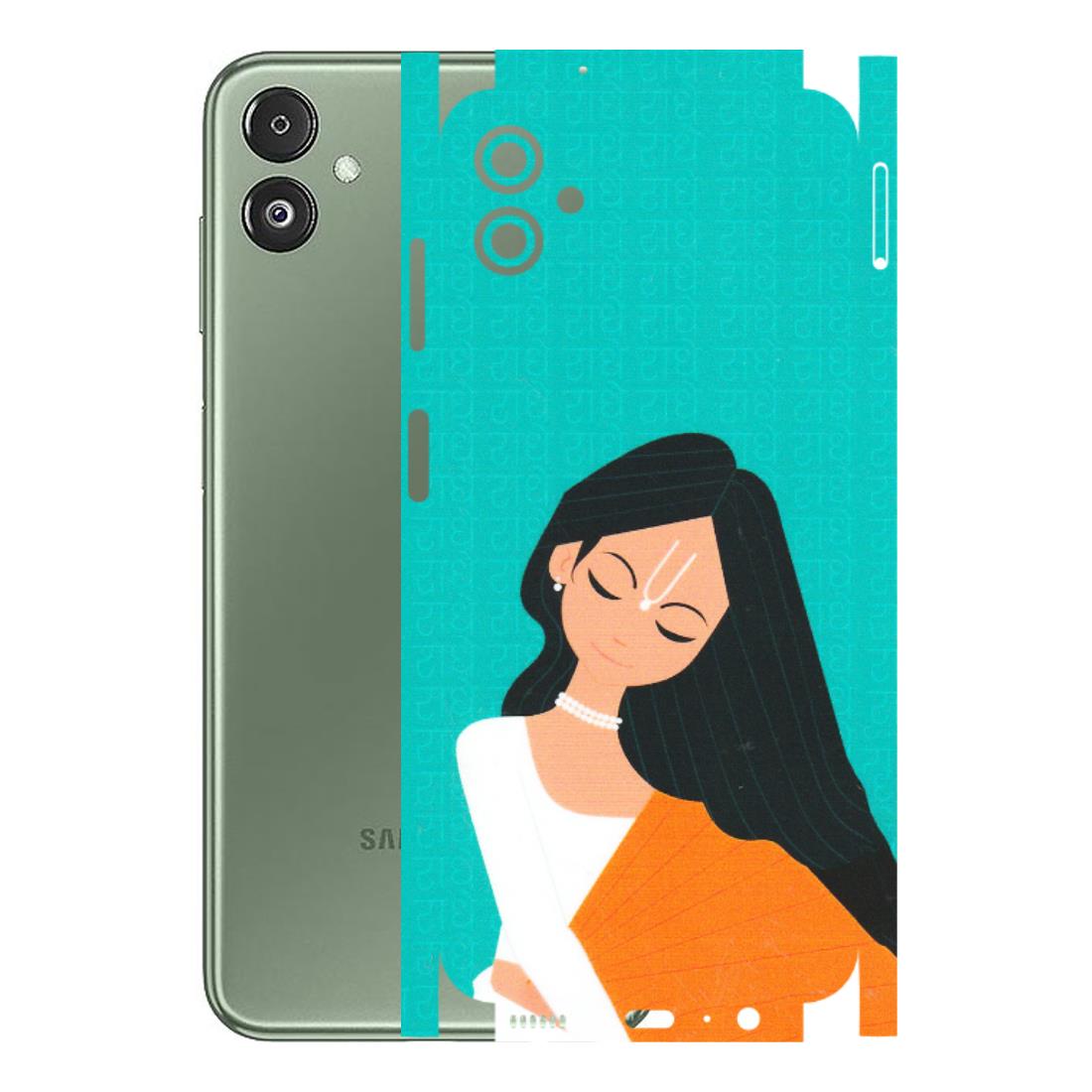 Samsung M/F/Note/Flip and C Phone Skins (All Models) - Radhe Radhe With Hindu Symbol - Matte Finish (M-164) Samsung Galaxy F14 (5G)