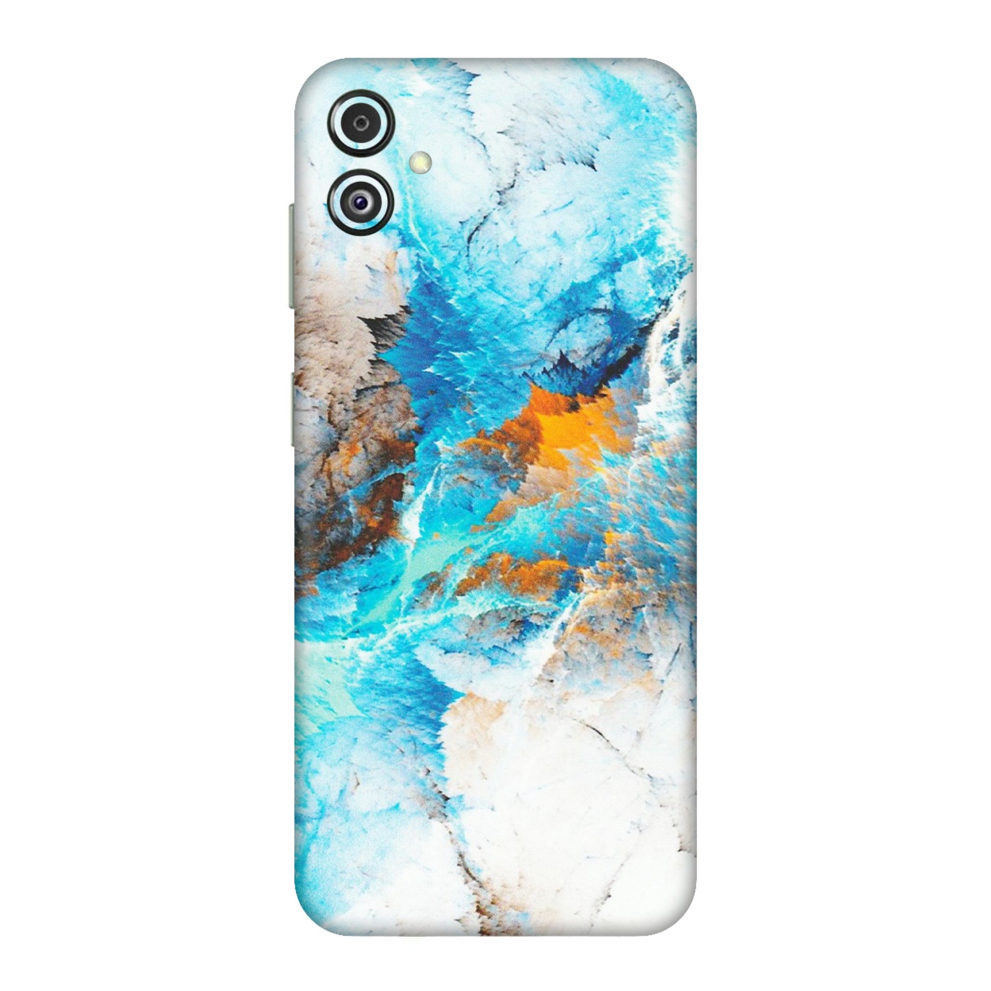 Samsung M/F/Note/Flip and C Phone Skins (All Models) - Blue Waves Abstract - Matte Finish (M-19) Samsung Galaxy F14 (5G)