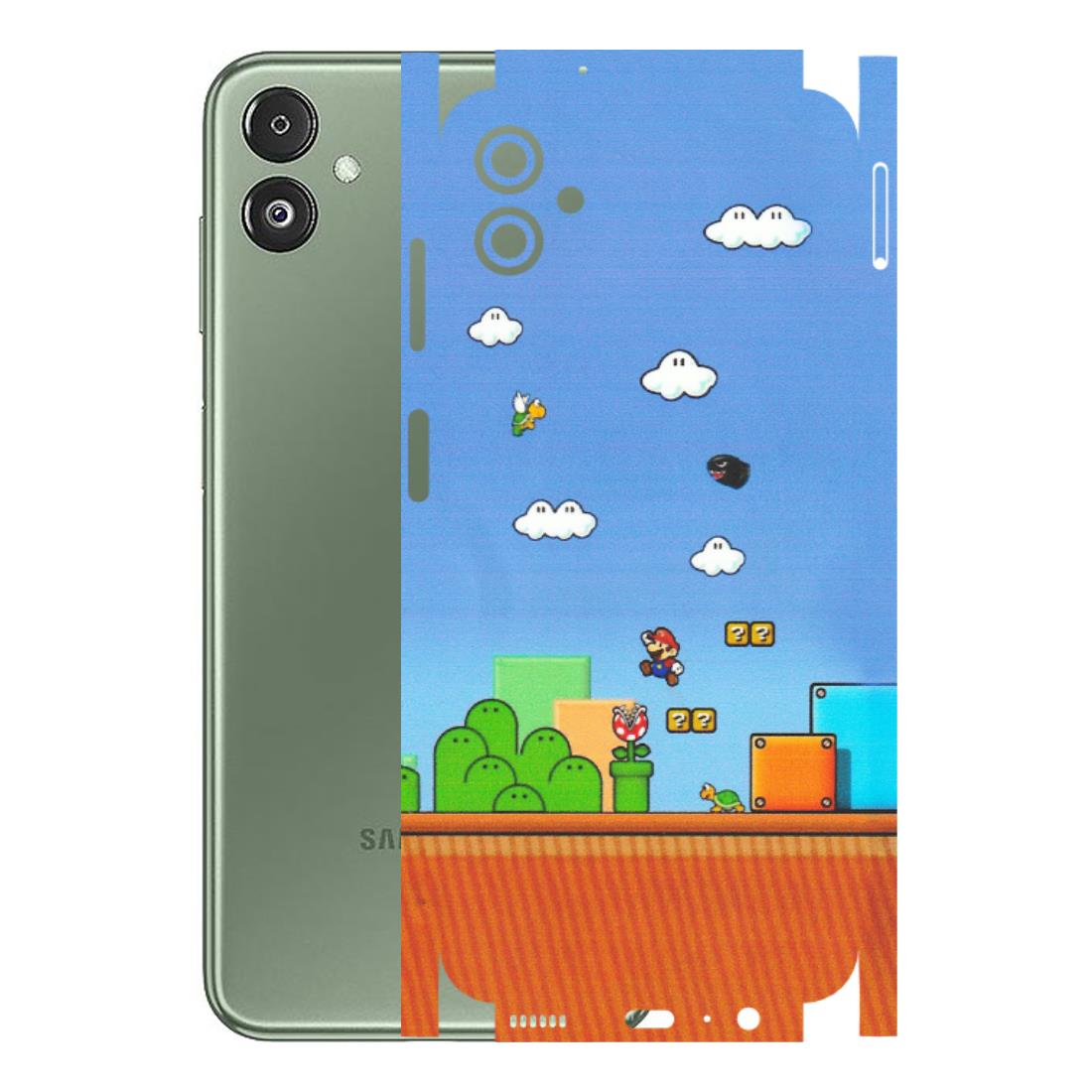 Samsung M/F/Note/Flip and C Phone Skins (All Models) - Mario Game Scene - Matte Finish (M-24) Samsung Galaxy F14 (5G)