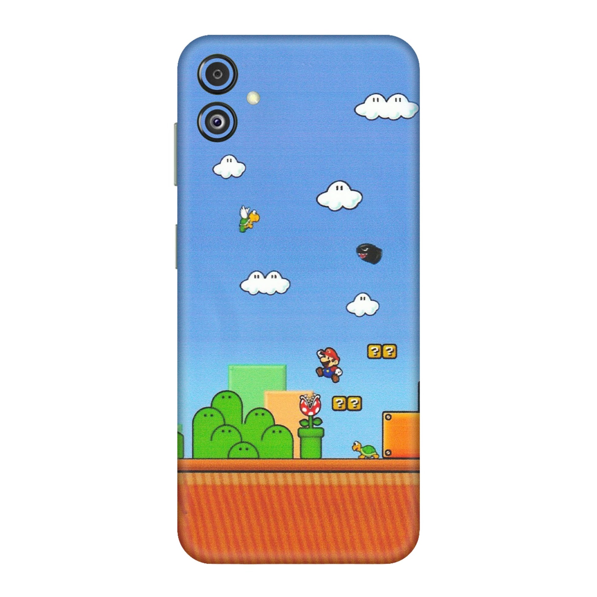 Samsung M/F/Note/Flip and C Phone Skins (All Models) - Mario Game Scene - Matte Finish (M-24) Samsung Galaxy F14 (5G)