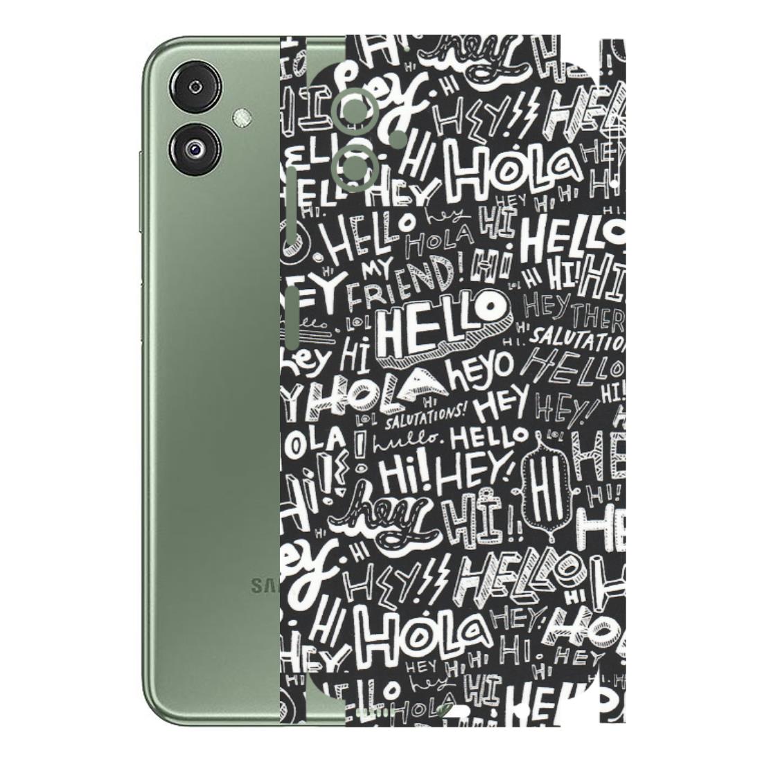 Samsung M/F/Note/Flip and C Phone Skins (All Models) - Hi Hello Doodles - Matte Finish (M-25) Samsung Galaxy F14 (5G)