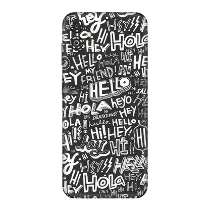 Samsung M/F/Note/Flip and C Phone Skins (All Models) - Hi Hello Doodles - Matte Finish (M-25) Samsung Galaxy F14 (5G)
