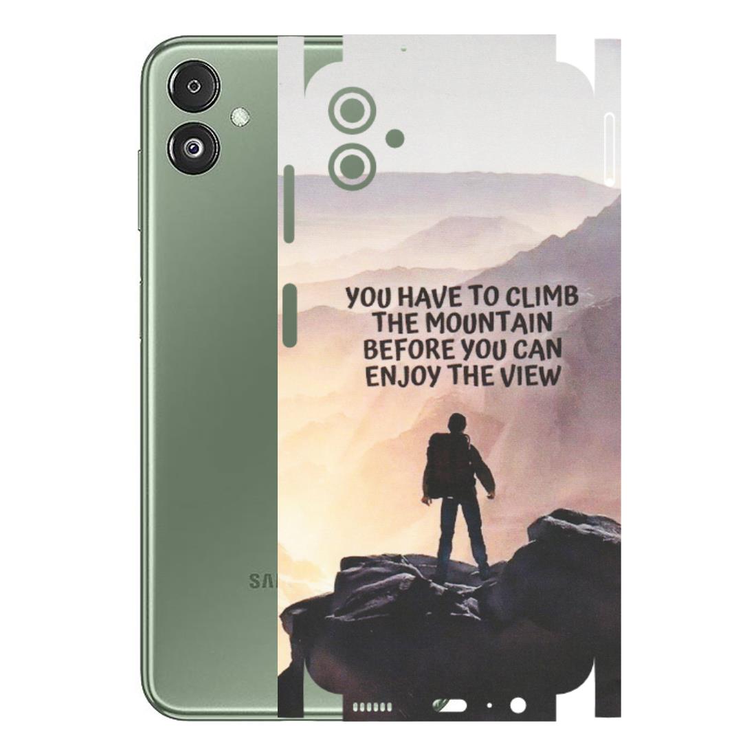 Samsung M/F/Note/Flip and C Phone Skins (All Models) - Motivational Hiking Mountain - Matte Finish (M-28) Samsung Galaxy F14 (5G)