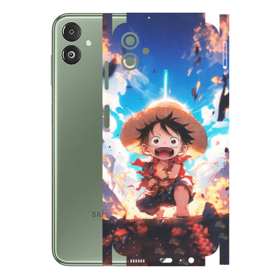 Samsung M/F/Note/Flip and C Phone Skins (All Models) - Toon One Piece Cute Character - Matte Finish (M-35) Samsung Galaxy F14 (5G)