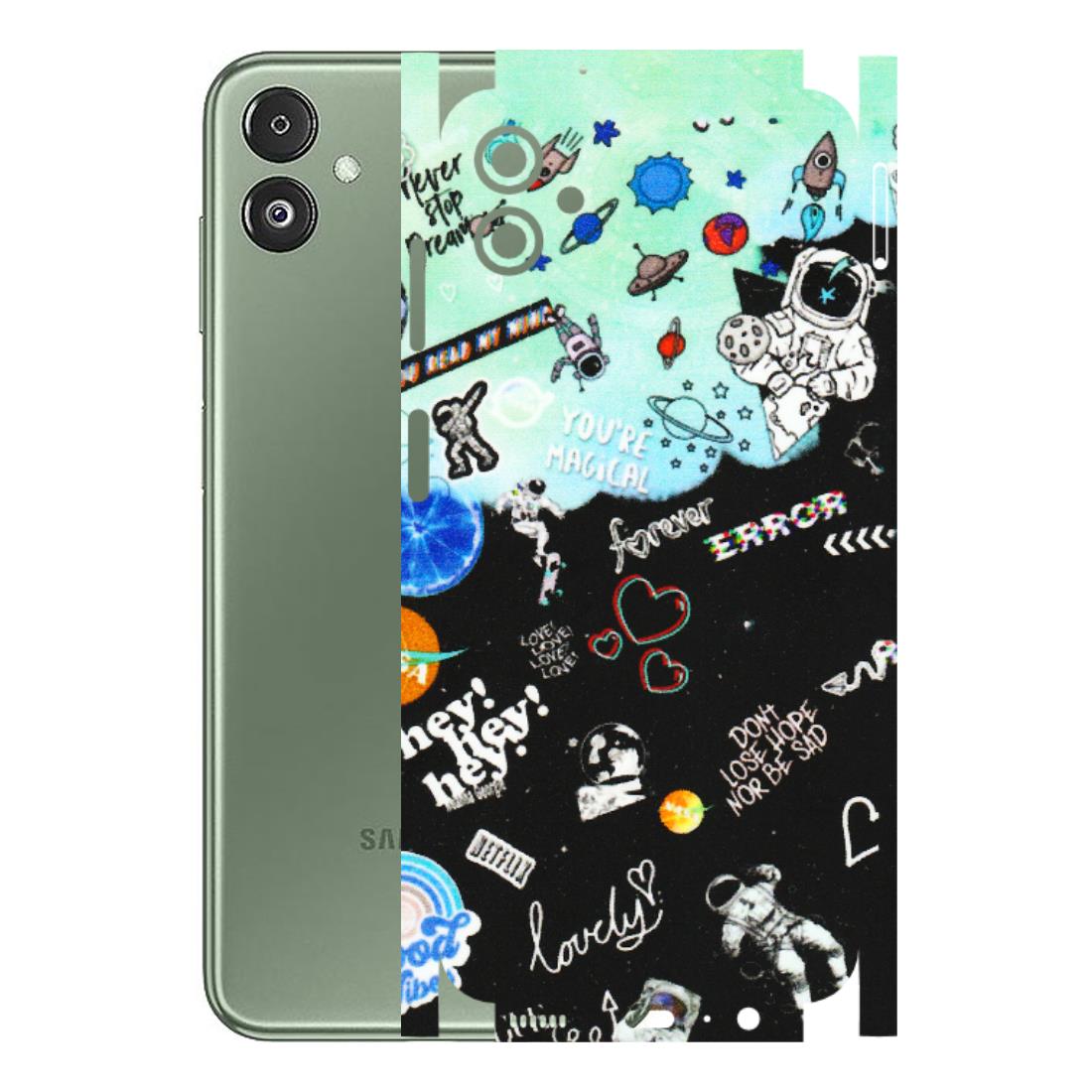 Samsung M/F/Note/Flip and C Phone Skins (All Models) - Living In A Space Dream - Matte Finish (M-46) Samsung Galaxy F14 (5G)