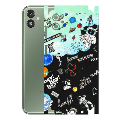 Samsung M/F/Note/Flip and C Phone Skins (All Models) - Living In A Space Dream - Matte Finish (M-46) Samsung Galaxy F14 (5G)