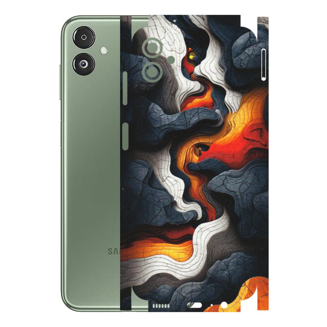 Samsung M/F/Note/Flip and C Phone Skins (All Models) - Abstract Volcanic Layers - Matte Finish (M-52) Samsung Galaxy F14 (5G)