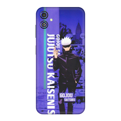 Samsung M/F/Note/Flip and C Phone Skins (All Models) - Jujutsu Kaisen Gojo - Matte Finish (M-05) Samsung Galaxy F14 (5G)