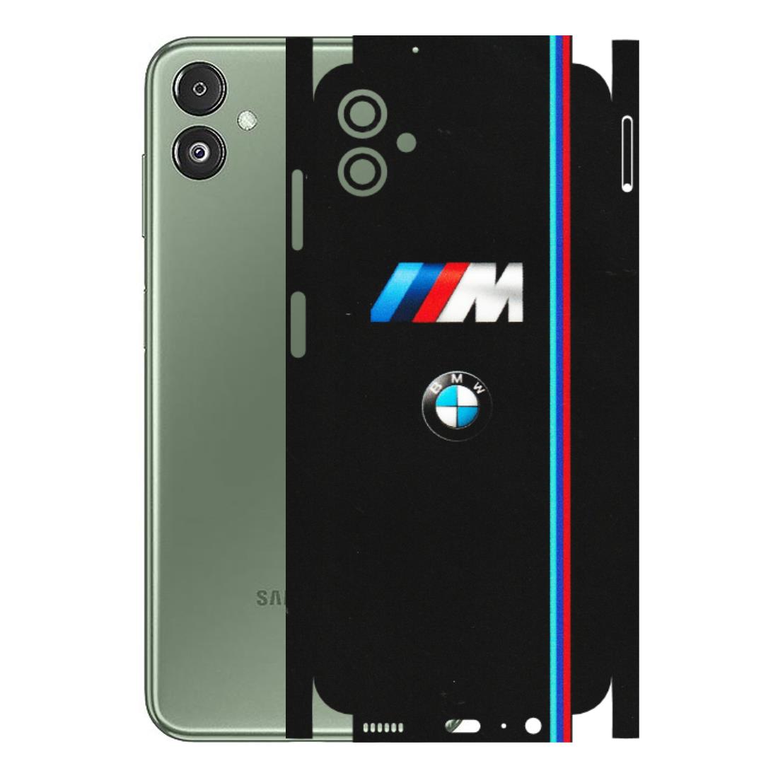 Samsung M/F/Note/Flip and C Phone Skins (All Models) - Styling With Black BMW - Matte Finish (M-74) Samsung Galaxy F14 (5G)