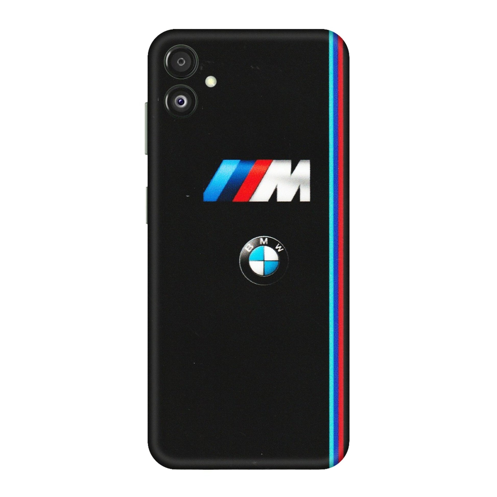 Samsung M/F/Note/Flip and C Phone Skins (All Models) - Styling With Black BMW - Matte Finish (M-74) Samsung Galaxy F14 (5G)