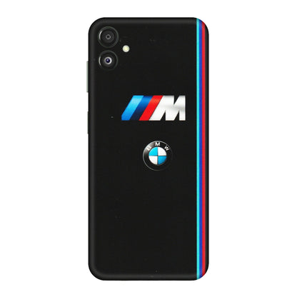Samsung M/F/Note/Flip and C Phone Skins (All Models) - Styling With Black BMW - Matte Finish (M-74) Samsung Galaxy F14 (5G)